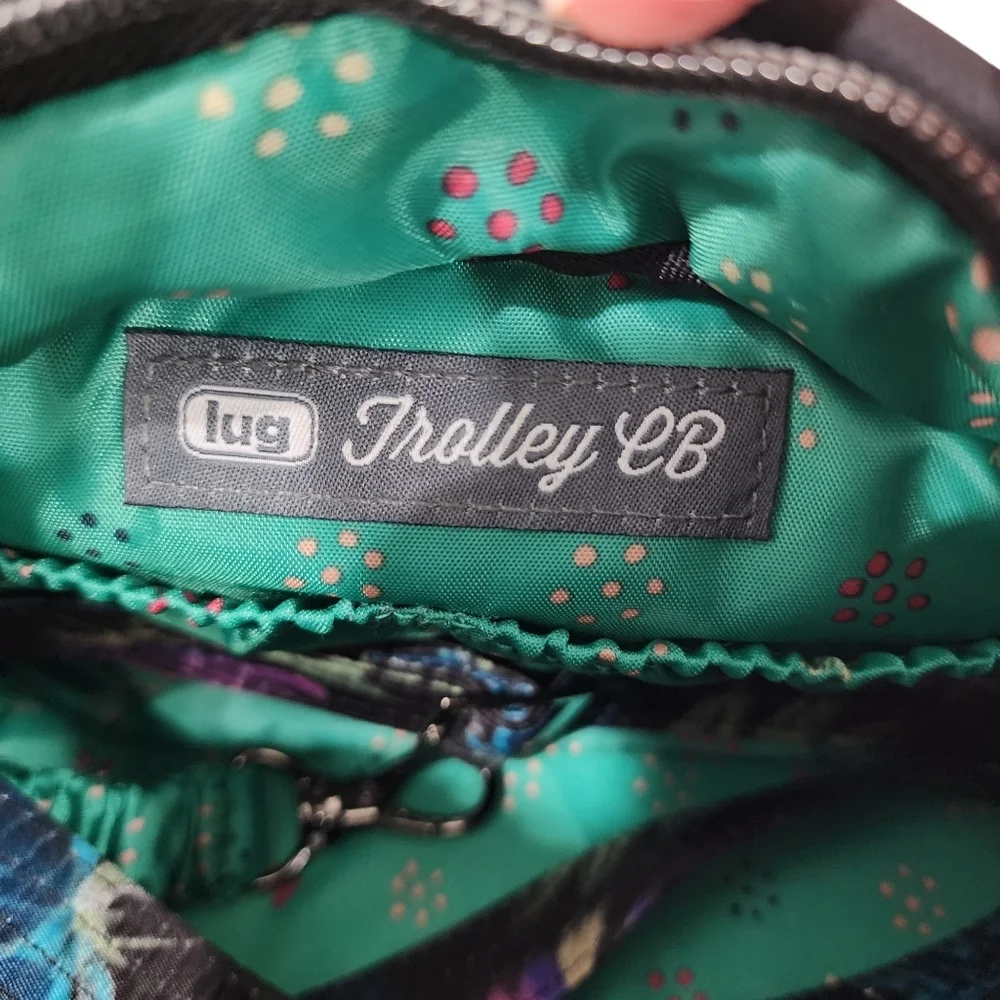 LUG TROLLEY MEDIUM EAST/WEST TOP HANDLE CROSSBODY BAG W/ MATCHING SPLITS WALLET
